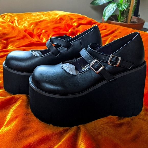 Demonia Dollhaus Mary Jane Platform 